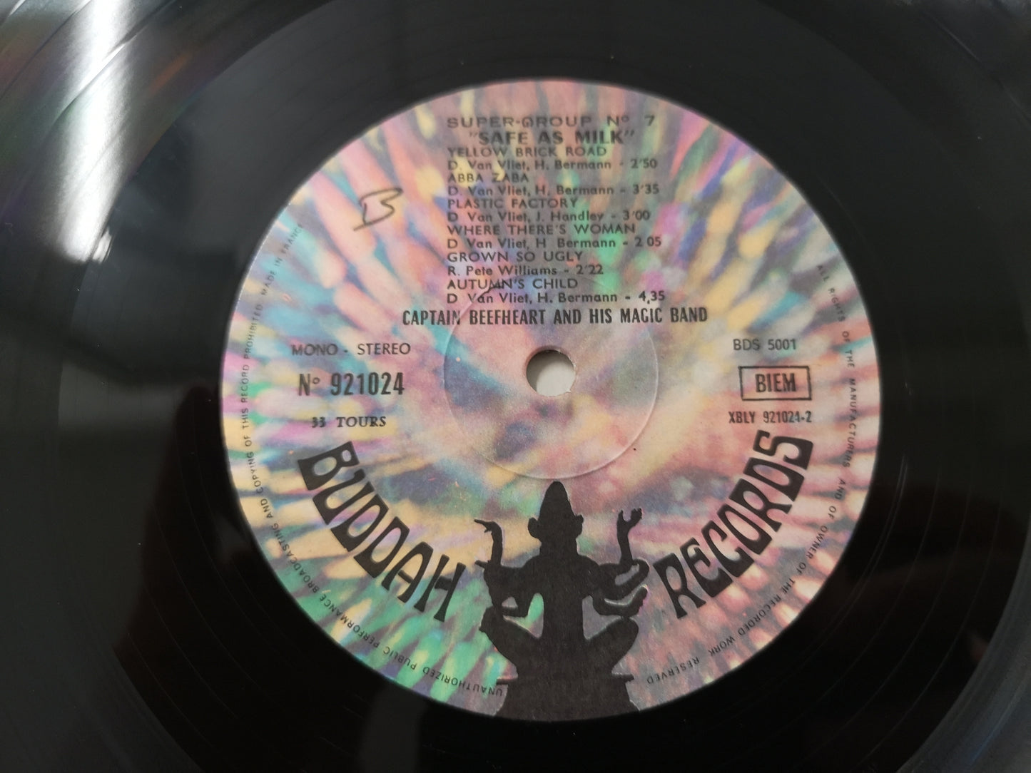 Captain Beefheart & His Magic Band "Safe as Milk" Orig France 1970 VG++/M-