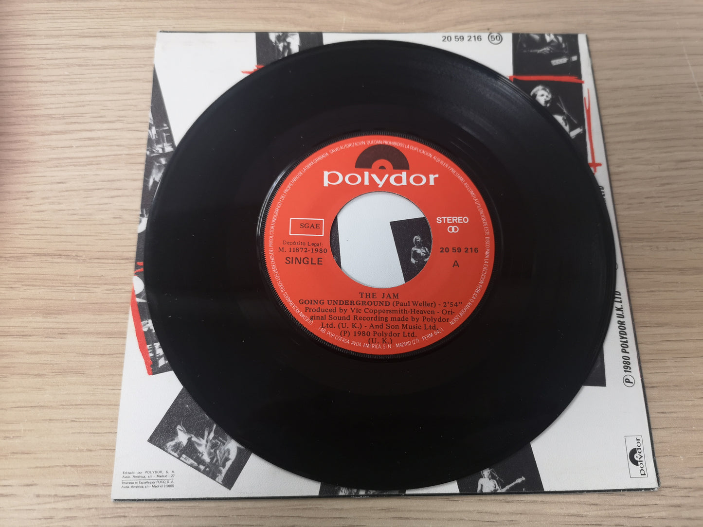 Jam "Going Underground" Orig Spain 1980 EX/M- (7" Single)