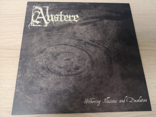 Austere "Withering Illusions and Desolation" RE 2021 NEW Transparent Smoke Vinyl