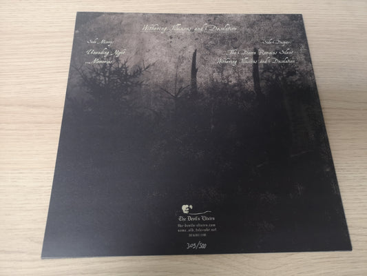 Austere "Withering Illusions and Desolation" RE 2021 NEW Transparent Smoke Vinyl
