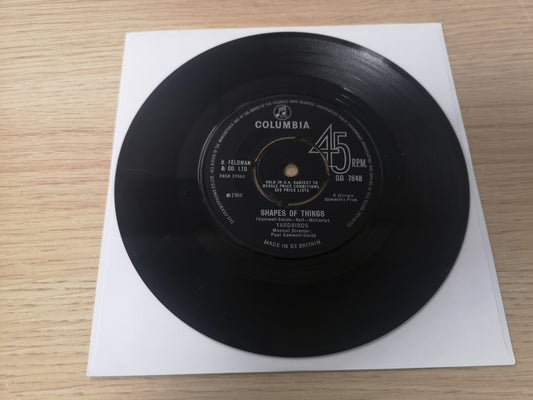 Yardbirds "Shapes of Things" Orig UK 1966 VG (7" Single)