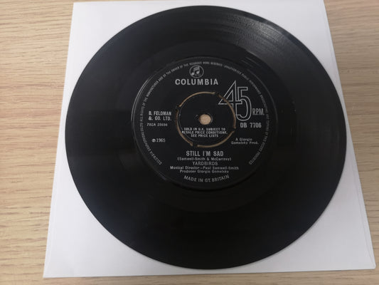 Yardbirds "Still I'm Sad" Orig UK 1965 VG (7" Single)
