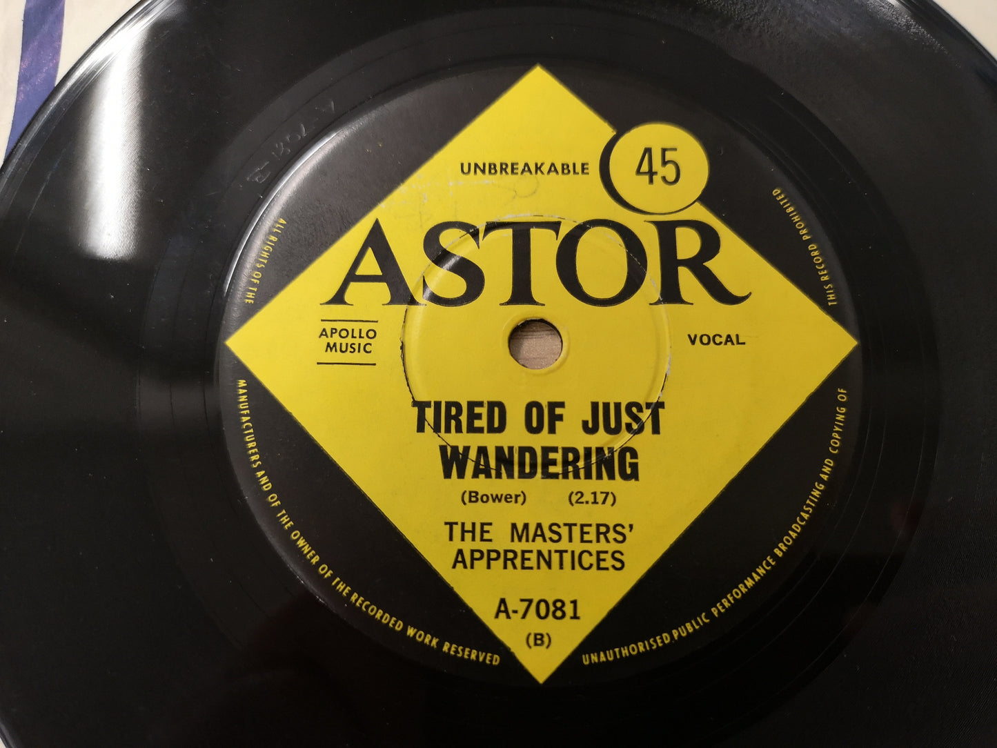 Master's Apprentices "Living in a Child's Dream" Orig Australia 1968 VG++ (7" Single)