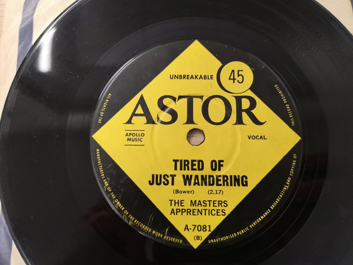 Master's Apprentices "Living in a Child's Dream" Orig Australia 1968 VG+ (7" Single)