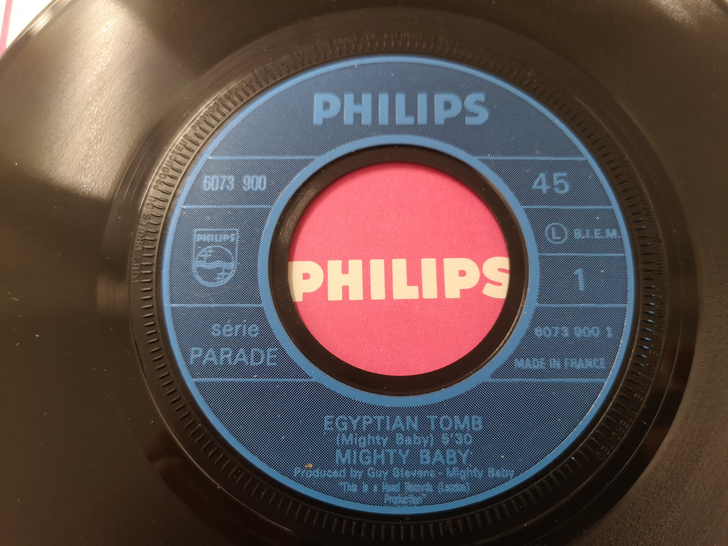 Mighty Baby "Egyptian Tomb" Orig France 1970 EX/EX (7" Single)