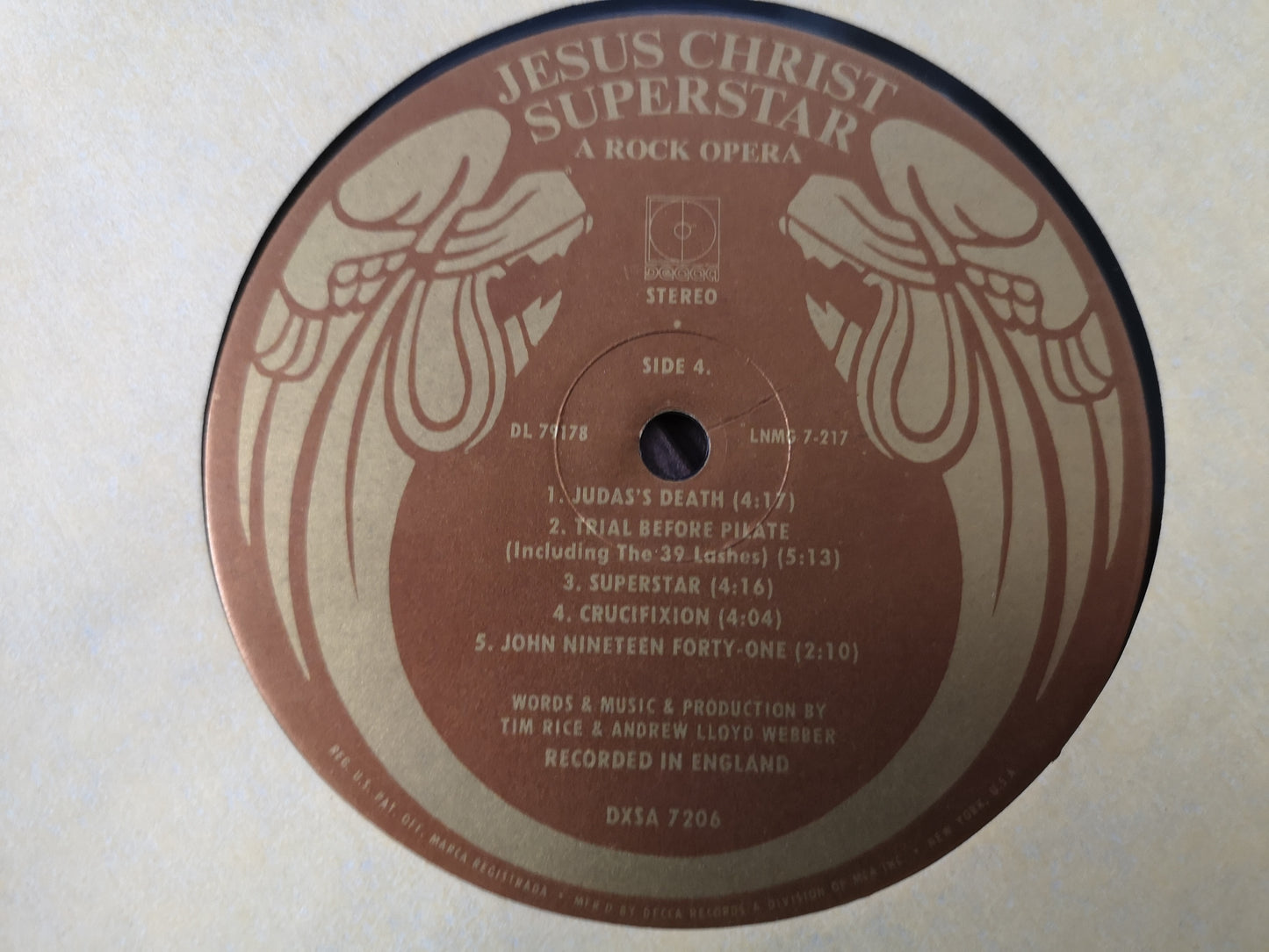 Soundtrack "Jesus Christ Superstar" Orig US 1970 Double M-/EX (w/ Ian Gillan & Murray Head)