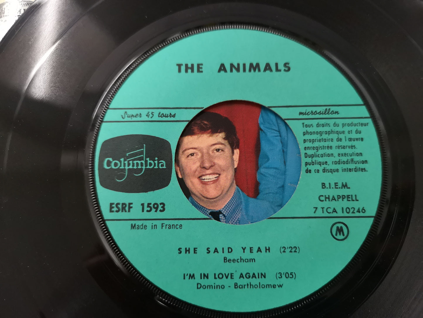Animals "I'm Crying" Orig France 1964 EP M-/EX (7" EP)