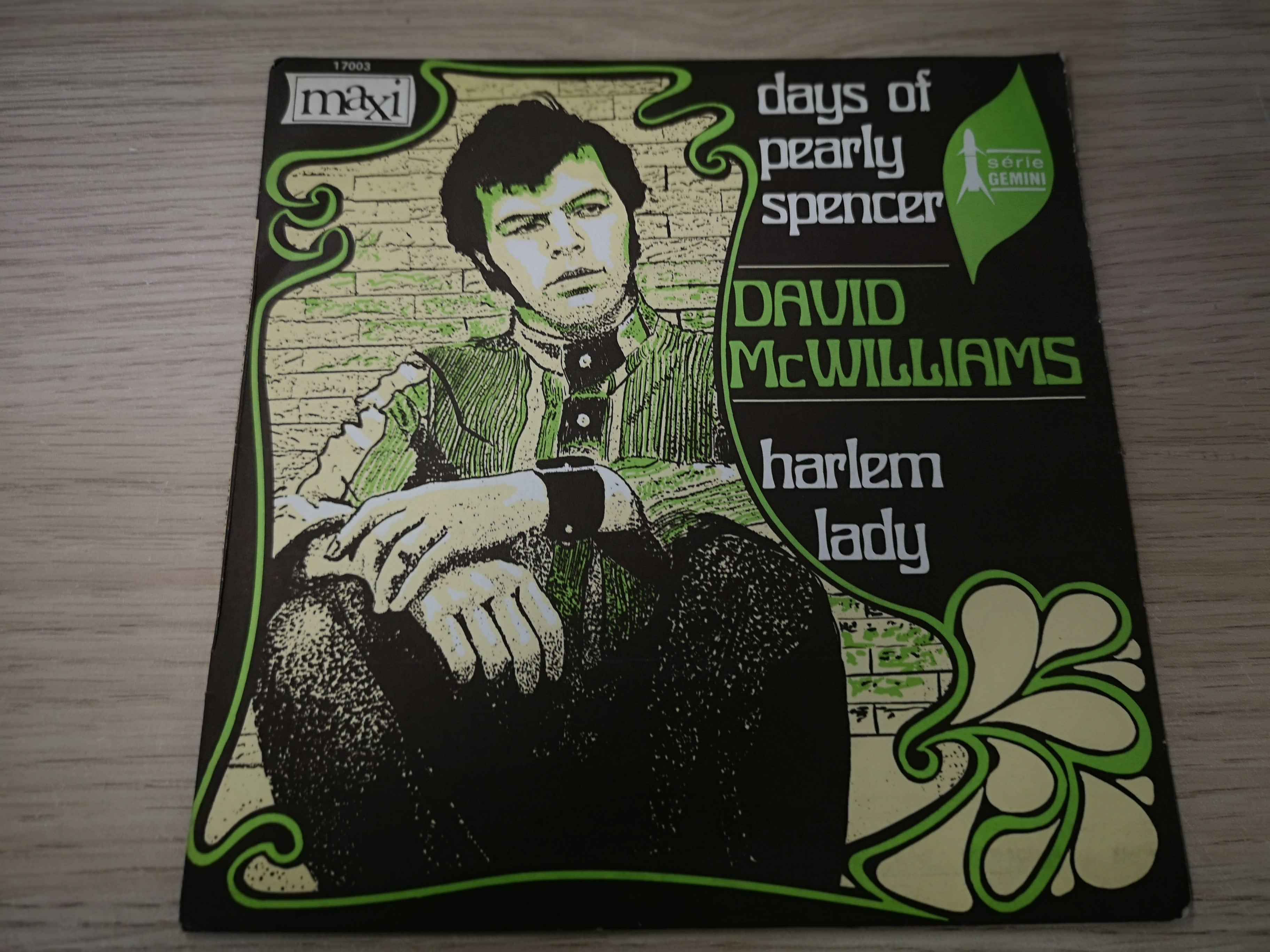 David McWilliams "Days of Pearly Spencer" Orig France 1967 M-/M- (7" S