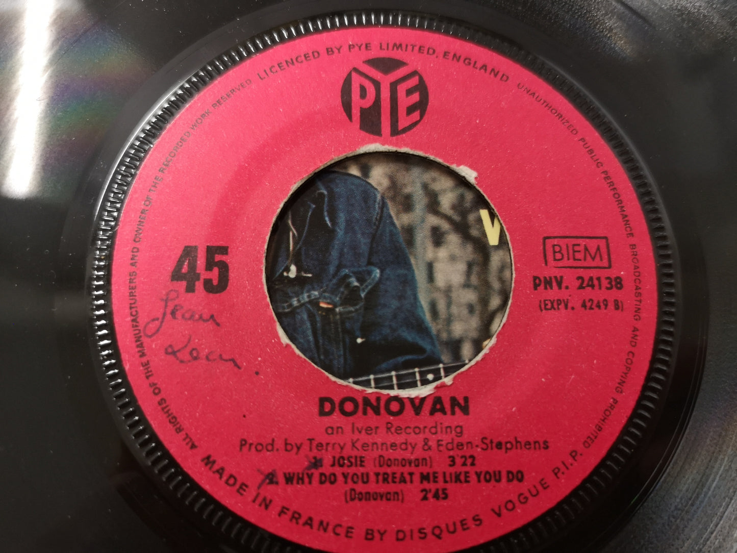 Donovan "Catch The Wind" Orig France 1965 M-/EX (7" EP)