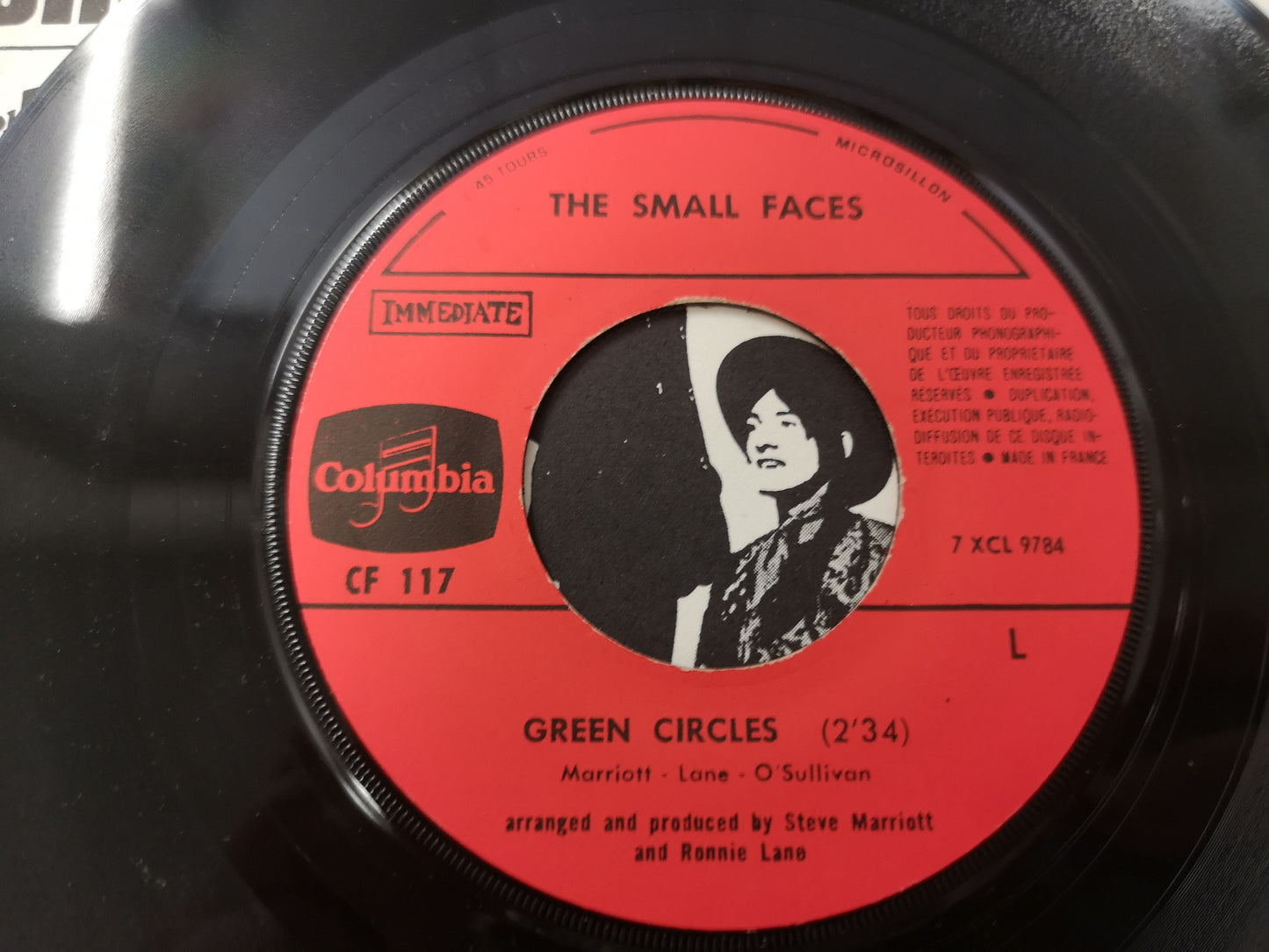 Small Faces "Itchycoo Park" Orig France 1967 EX/EX (7" Single)