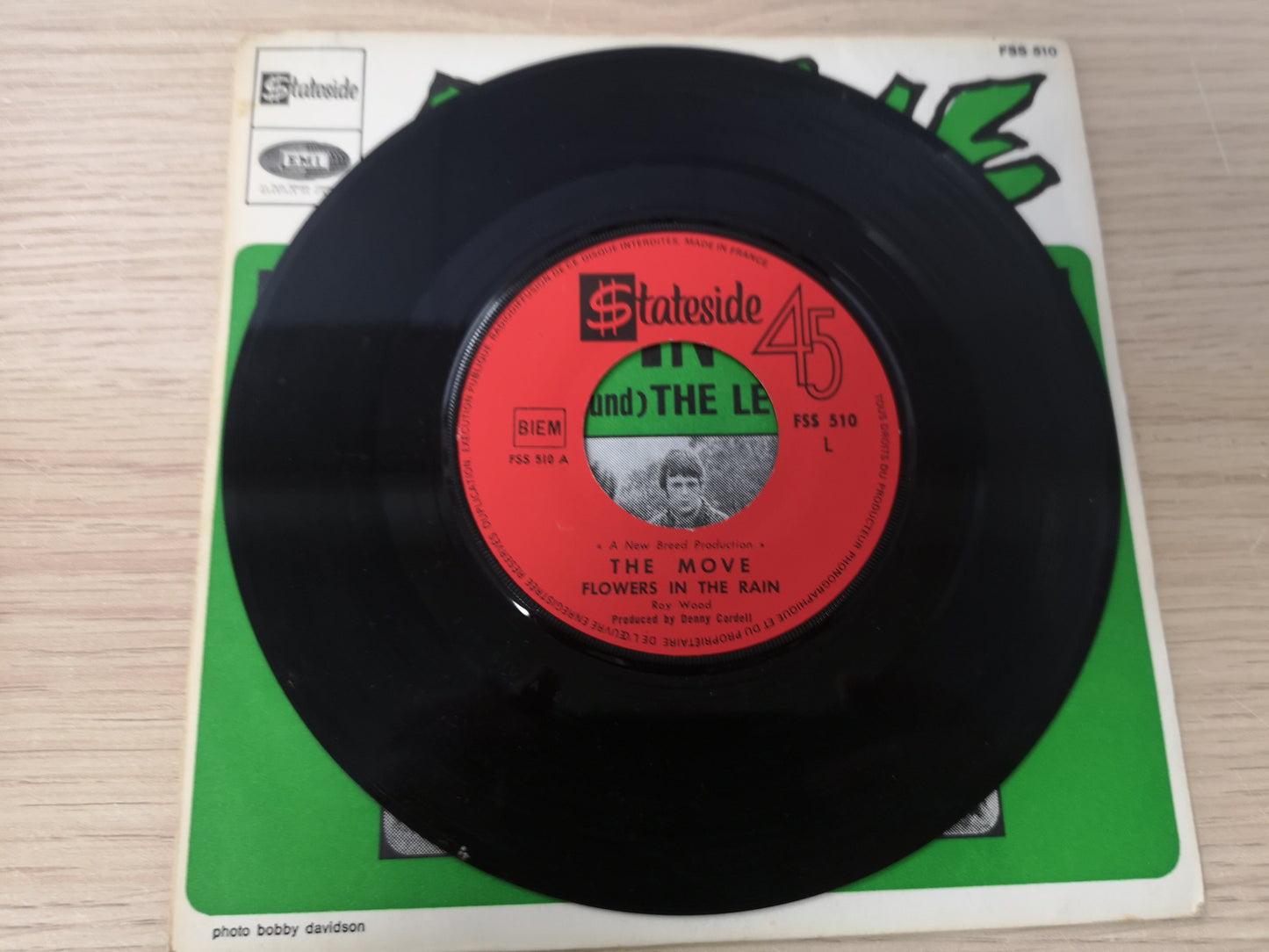 Move "Flowers in The Rain" Orig France 1967 M-/EX (7" Single)
