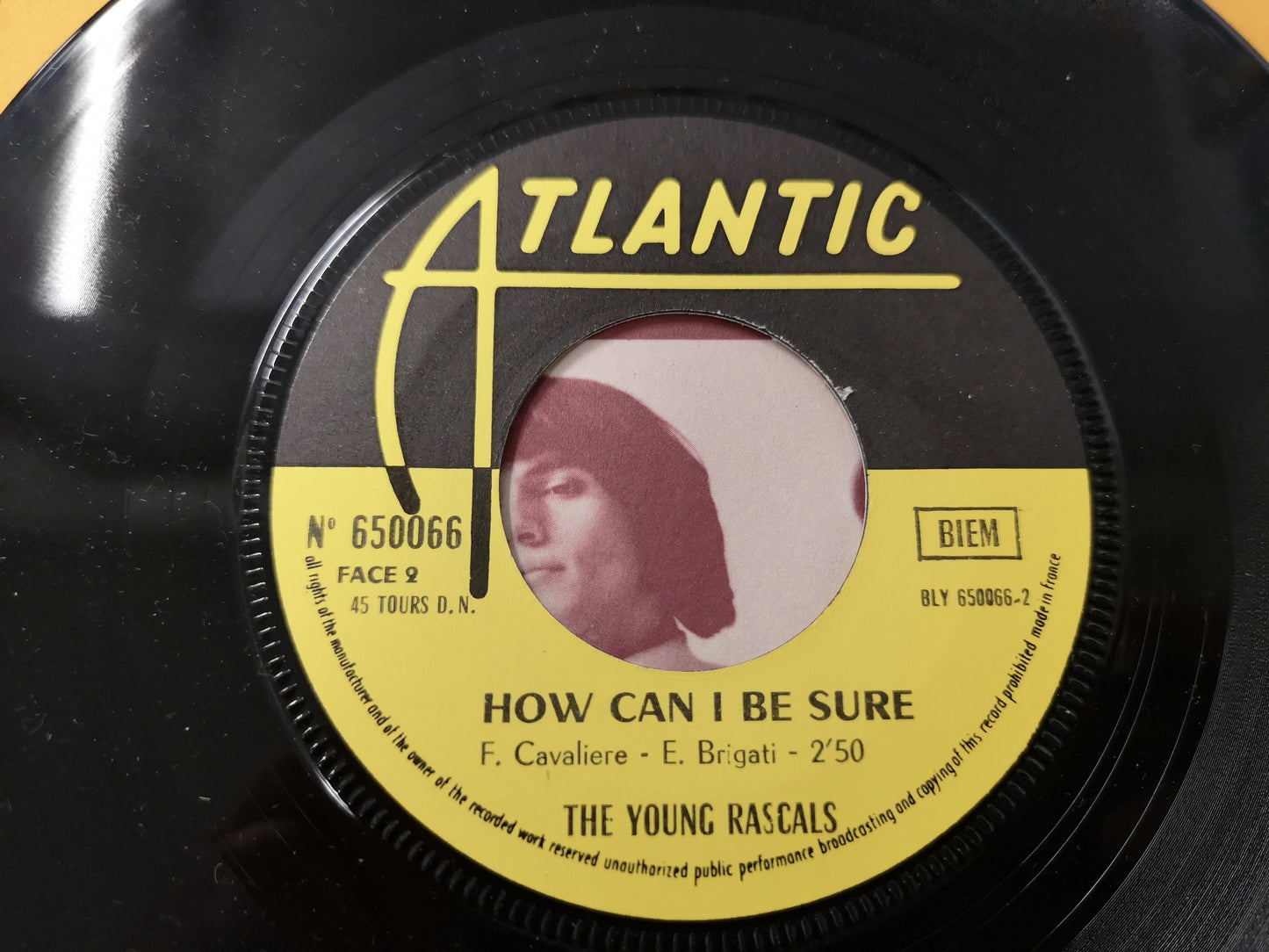 Young Rascals "I'm so Happy Now" Orig France 1967 EX/M- (7" Single)