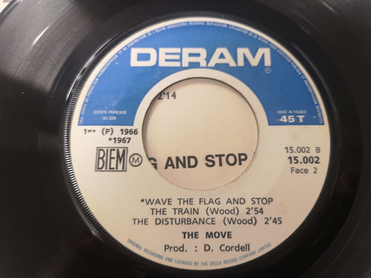 Move "I Can Hear The Grass Grow" Orig France 1967 EX/EX (7" EP)