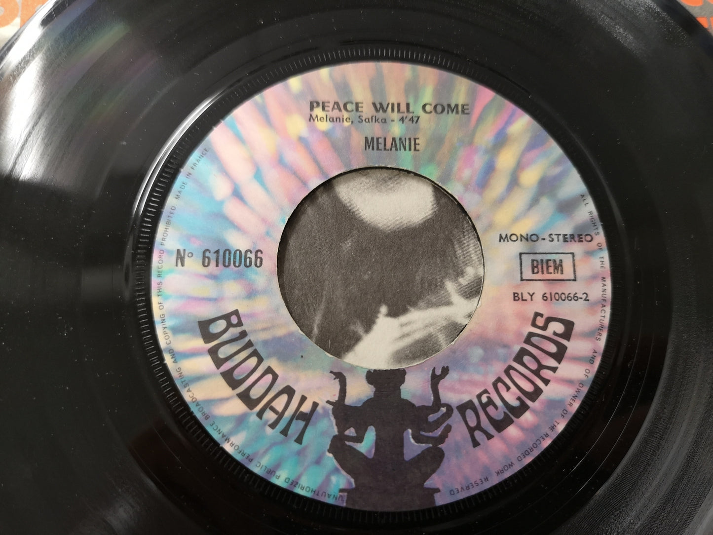 Melanie "Stop! I Don't Wanna Hear it Anymore" Orig France 1970 M-/M- (7" Single)
