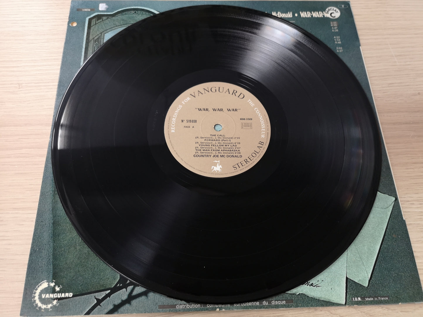 Country Joe McDonald "War War War" Orig France 1971 M-/M-