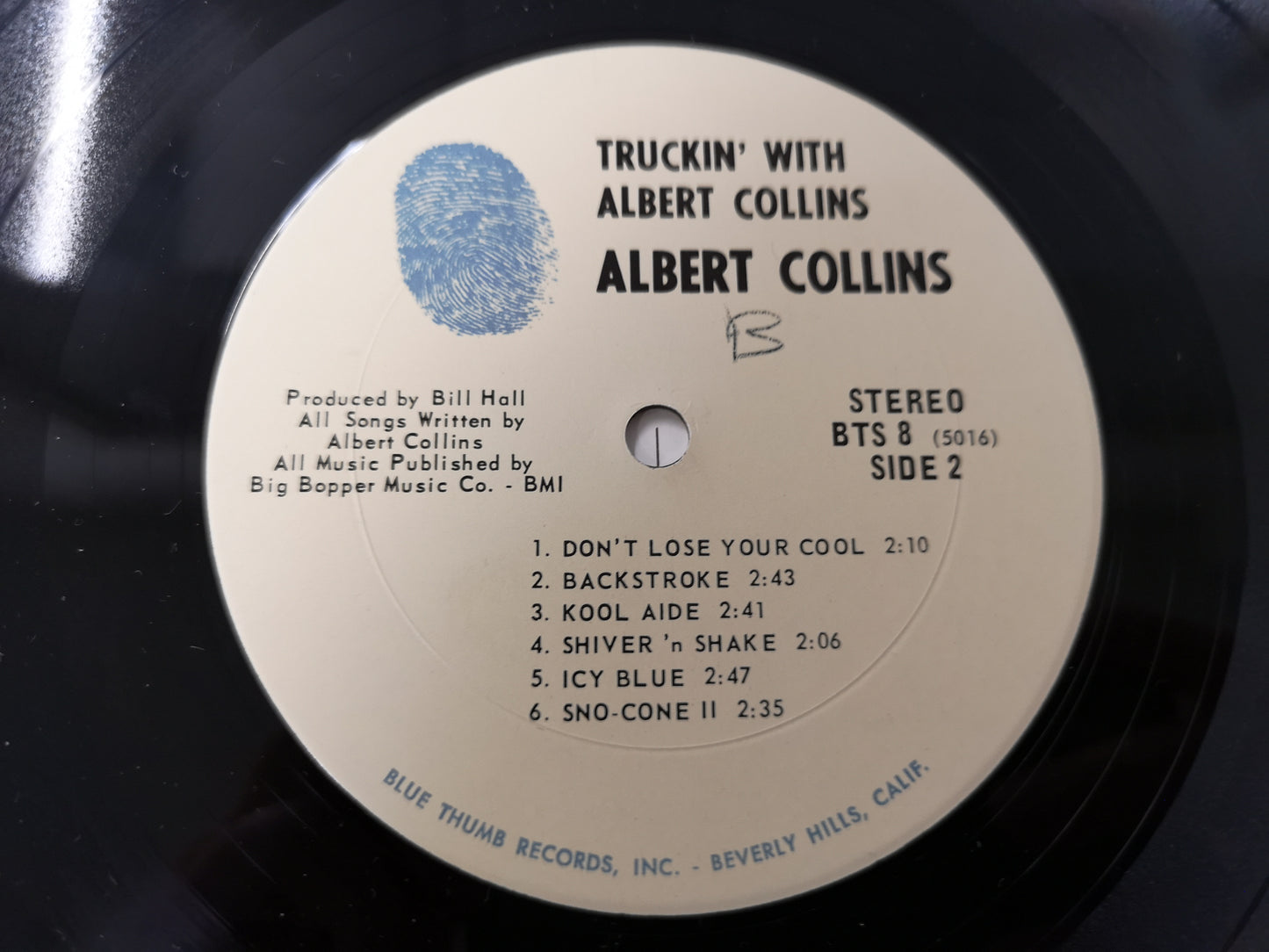 Albert Collins "Truckin' With" Orig US 1969 VG++/M-