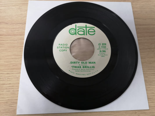 'Twas Brillig "Dirty Old Man" Orig US 1966 VG (7" Single)