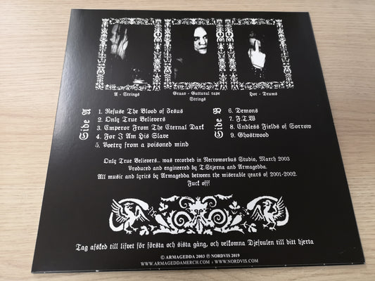 Armagedda "Only True Believers" RE Sweden 2021 NEW (w/ Poster)
