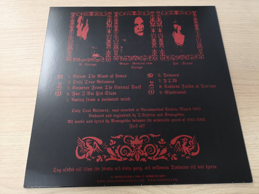 Armagedda "Only True Believers" RE Sweden 2021 (Red Vinyl + Poster)