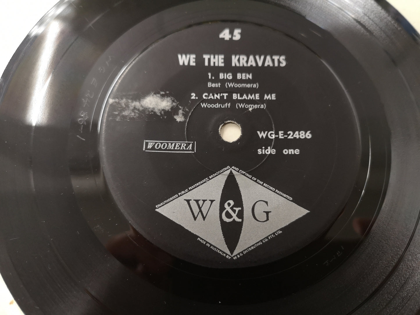 Kravats "We The Kravats" Orig Australia 1965 VG-/VG (7" EP)