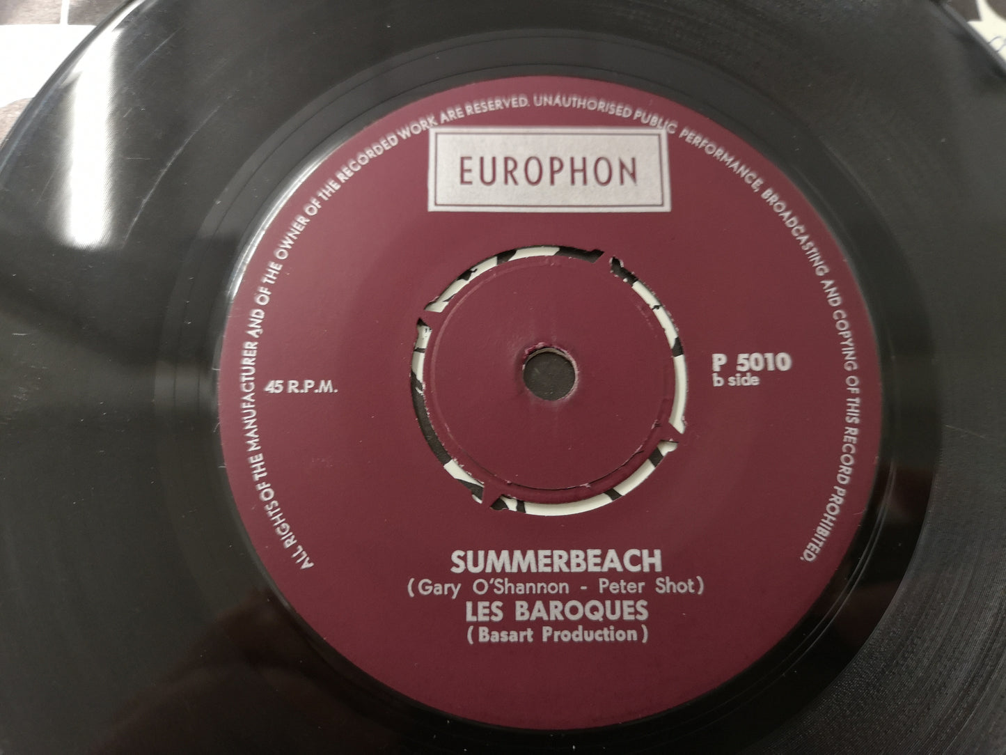 Baroques (Les) "Such A Cad" Orig Holl 1966 VG++/VG++ (7" Single)