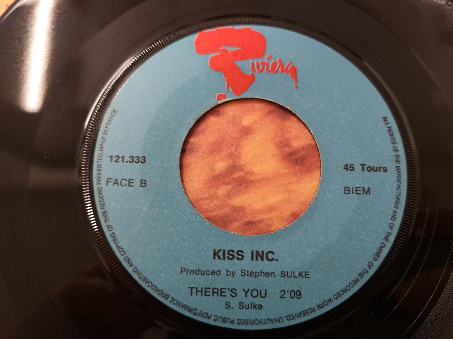 Kiss Inc. (Stephen Sulke) "Monsieur Mon Père" Orig France 1970 M-/M- (7" Single)