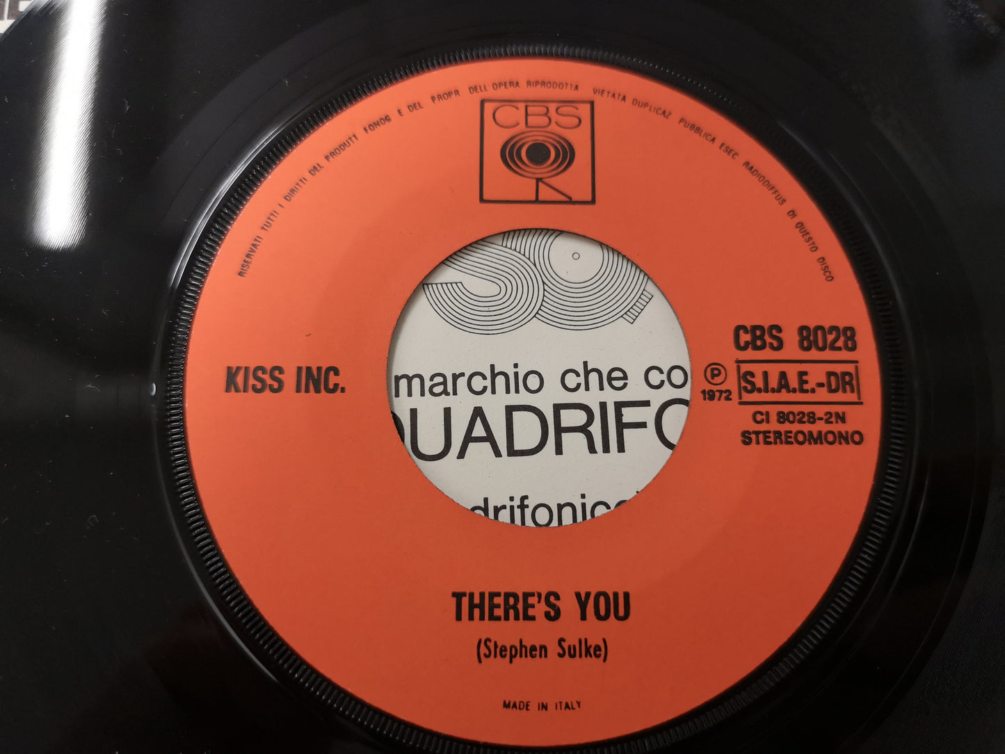 Kiss Inc. (Stephen Sulke) "Hey Mr. Holy Man" Orig Italy 1970 M-/M- (7" Single)