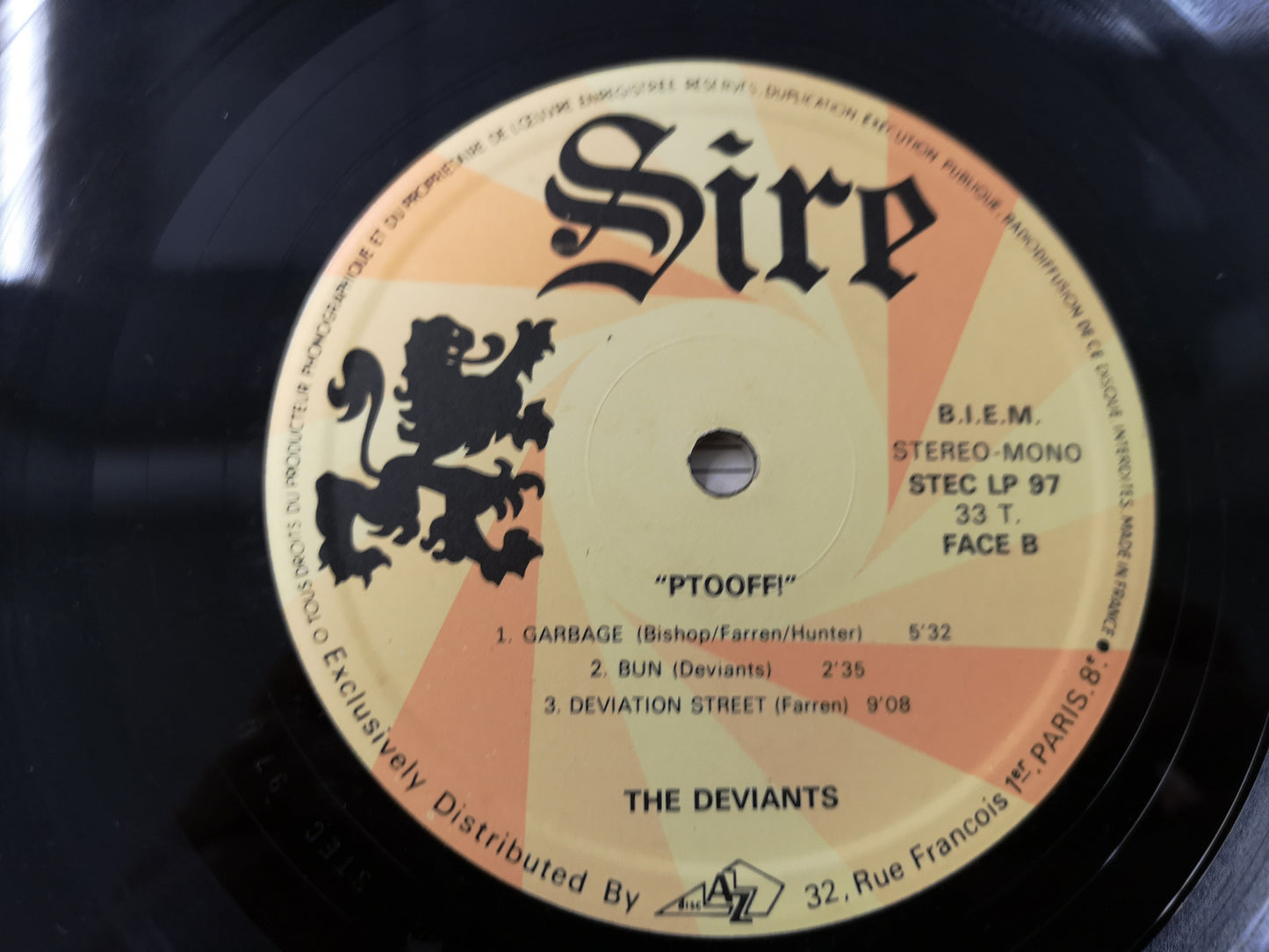 Deviants "Ptooff!" Orig France 1968 VG++/VG++