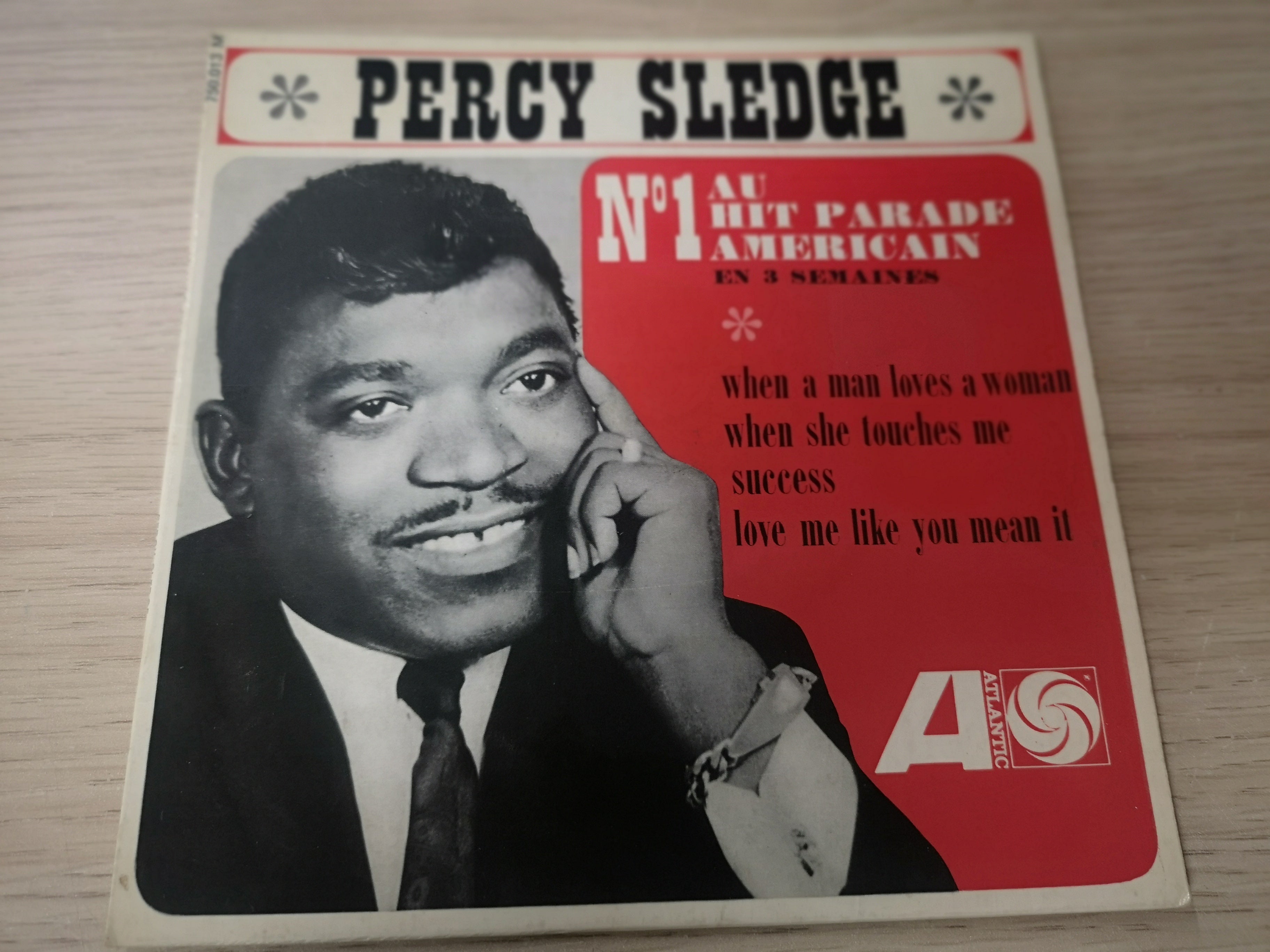 Percy Sledge "When a Man Loves a Woman" Orig France 1966 M-/VG (7" EP
