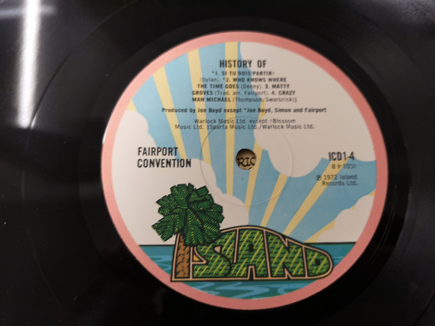Fairport Convention "The History Of" Orig UK 1972 EX/M- Double