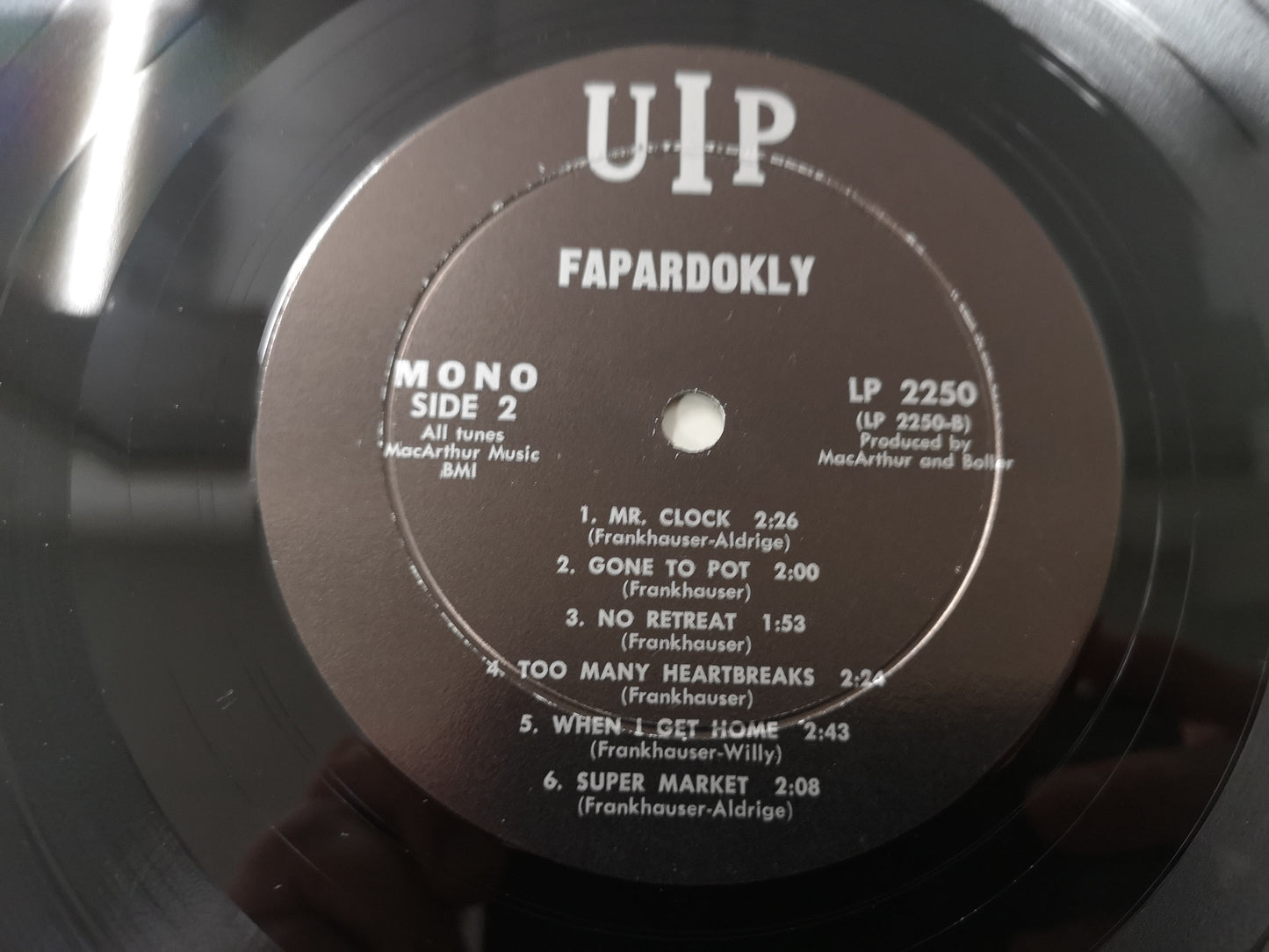 Fapardokly "S/T" Orig US Mono 1968 M-/M- (Autographed)