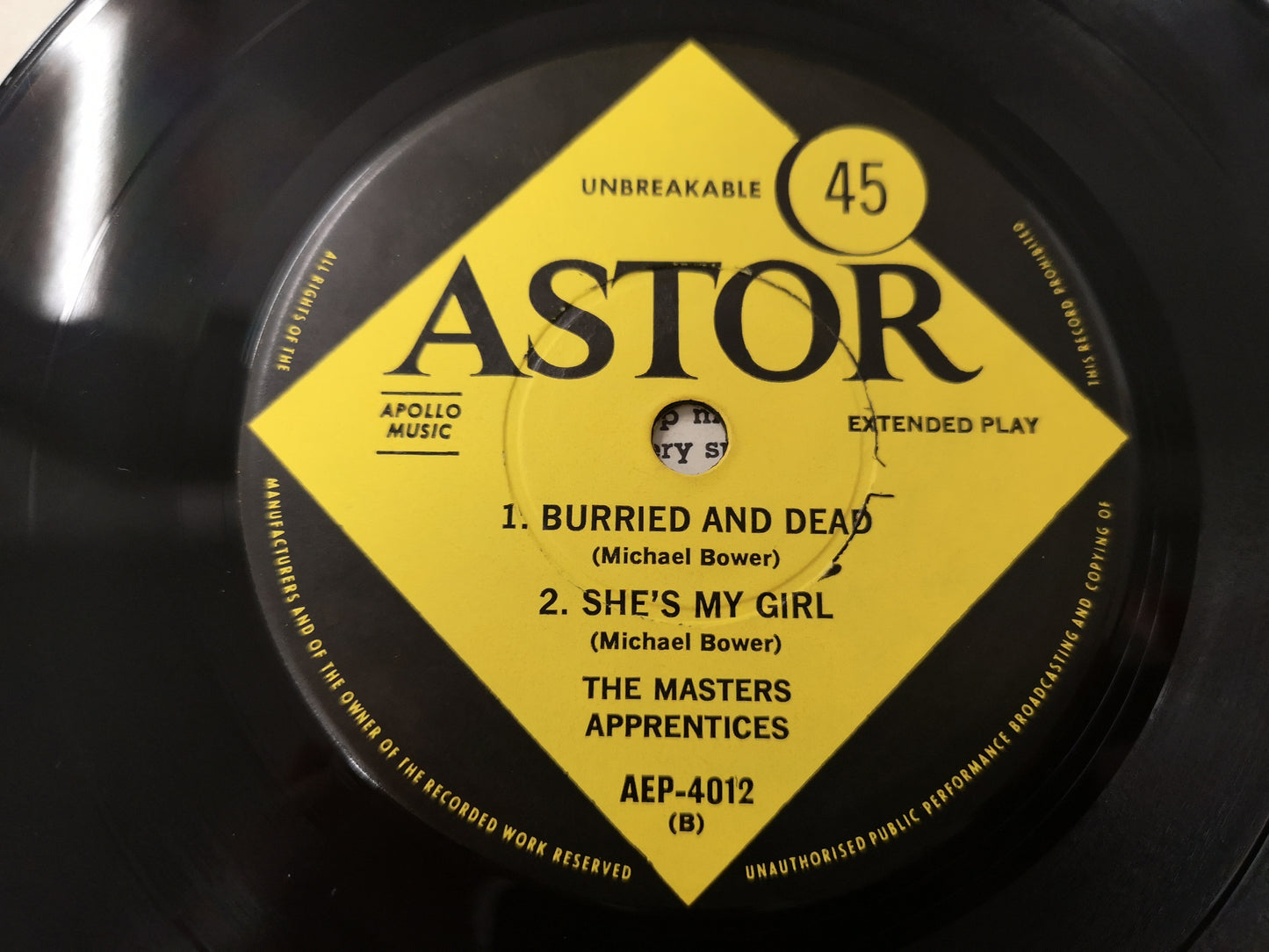 Master's Apprentices "Undecided" Orig Australia 1967 EX/EX (7" EP)