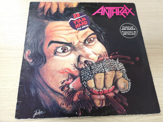 Anthrax "Fistful Of Metal" Orig France 1984 VG+/VG++