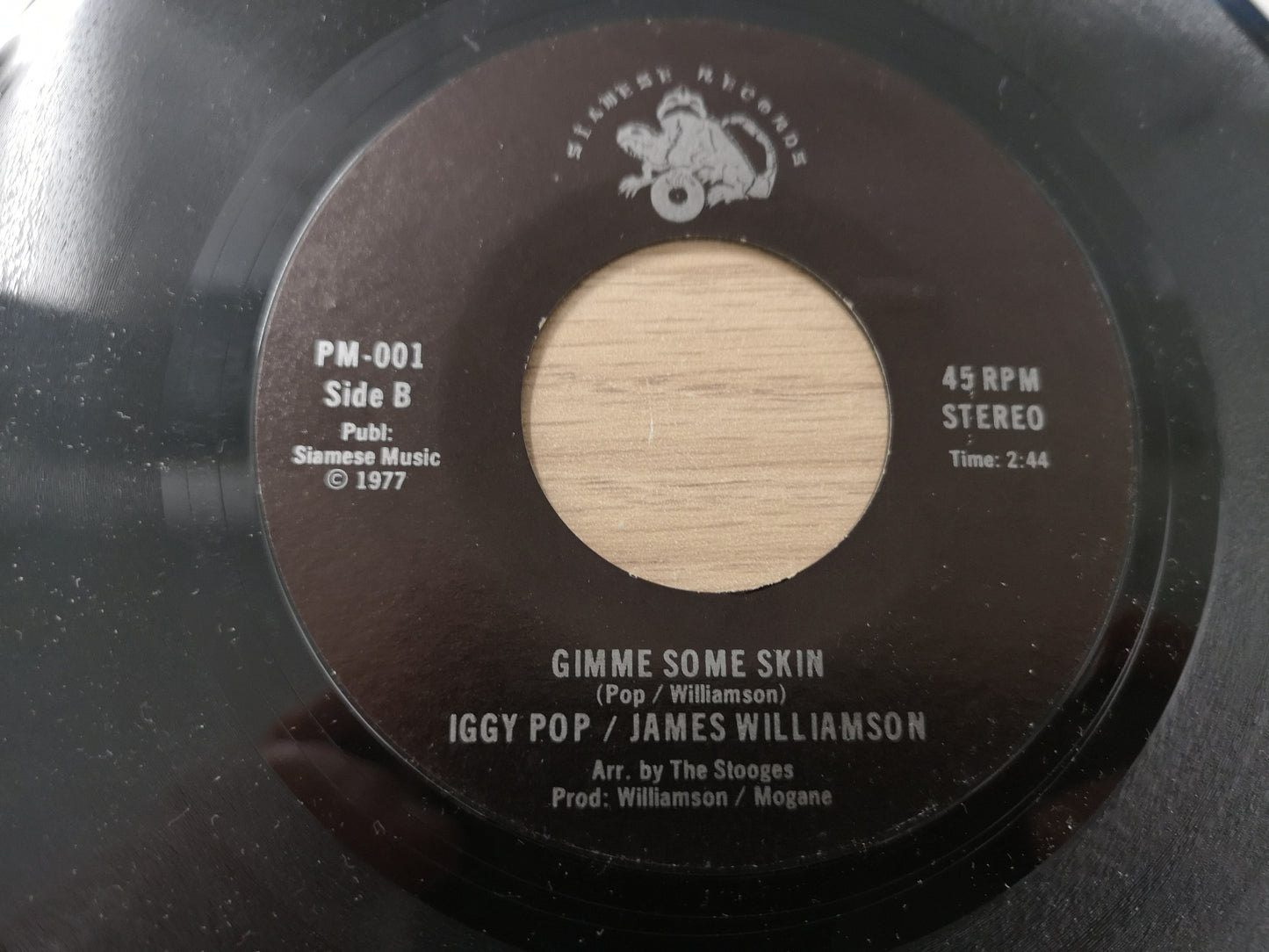 Iggy Pop & James Williamson (Stooges) "I Got a Right" Orig US 1977 M- (7" Single)