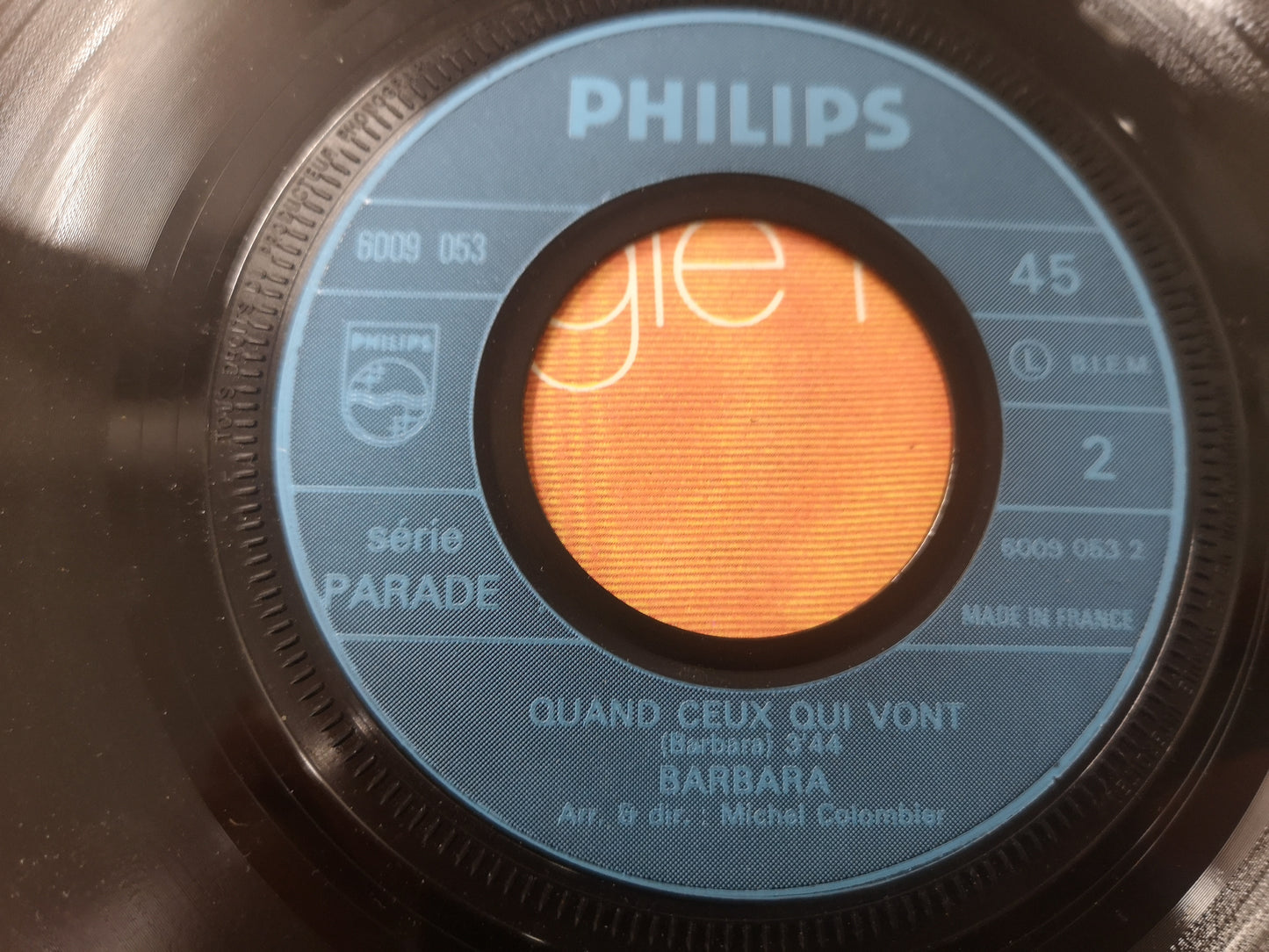 Barbara "L'Aigle Noir" Orig France 1970 EX/EX (7" Single)