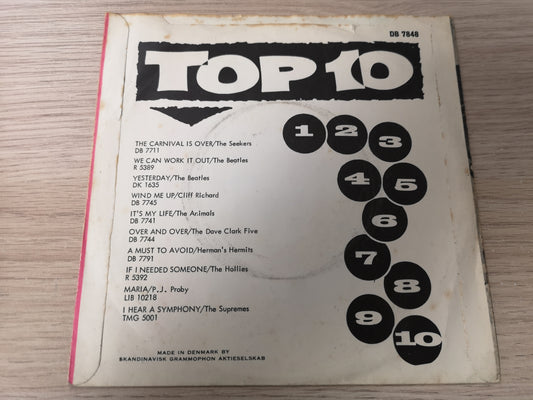 Yardbirds "Shapes of Things" Orig Denmark 1966 VG++/M- (7" Single)