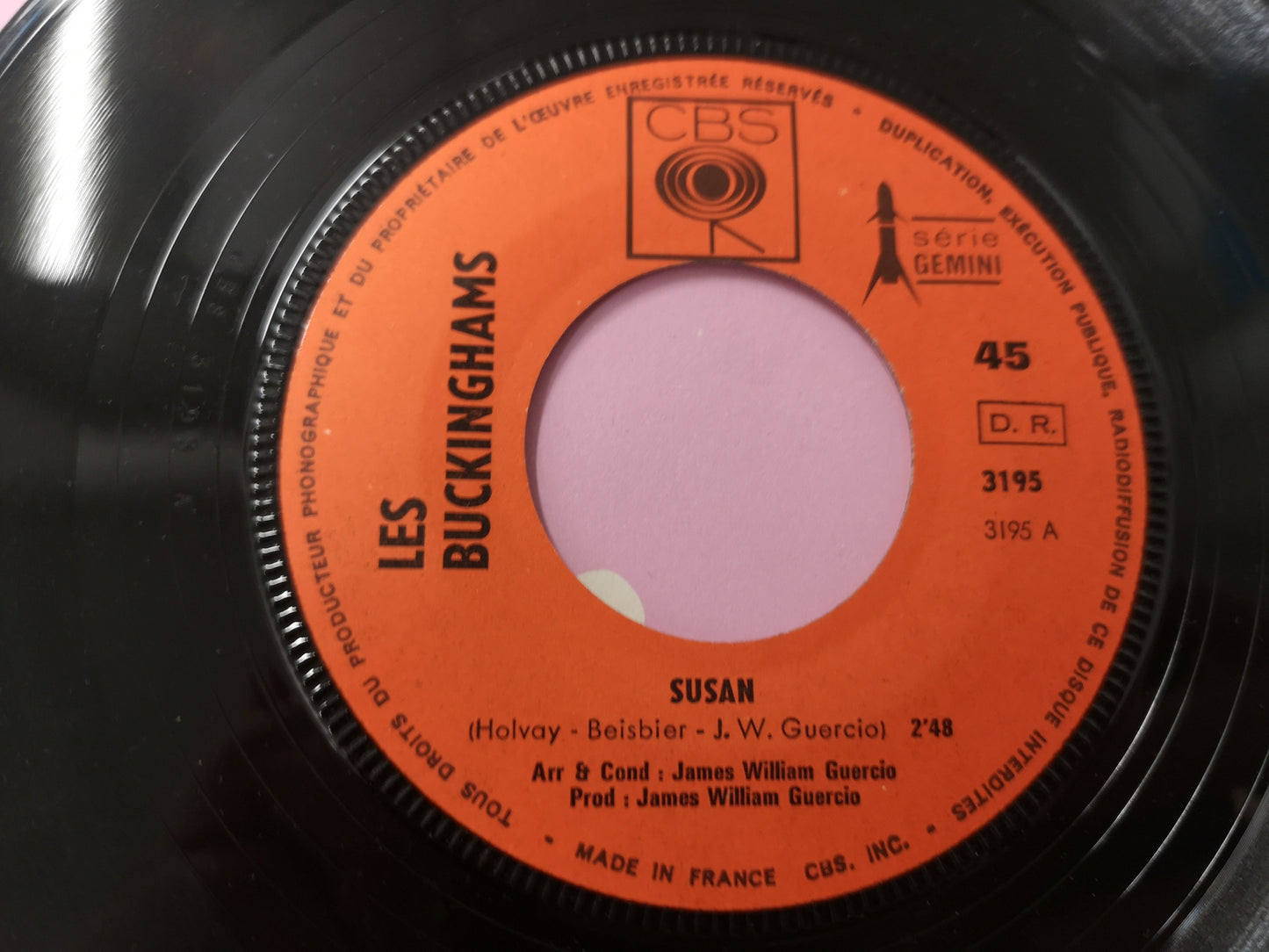 Buckinghams "Susan" Orig France 1967 VG+/EX (7" Single)
