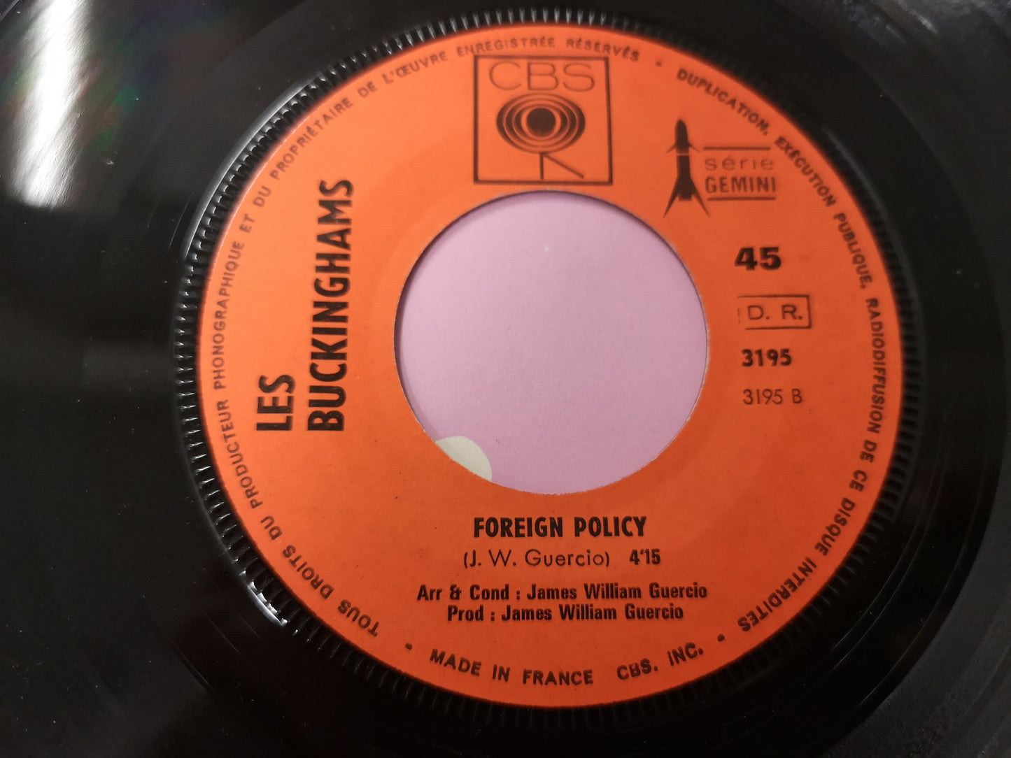 Buckinghams "Susan" Orig France 1967 VG+/EX (7" Single)