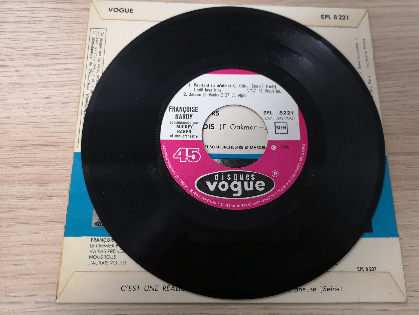 Françoise Hardy "Pourtant Tu M'aimes" Orig France 1964 M-/EX (7" EP)