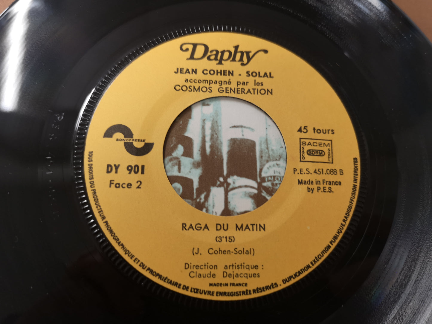 Jean Cohen-Solal "Cyclical Game" Orig France 1971 M-/M- (7" Single)