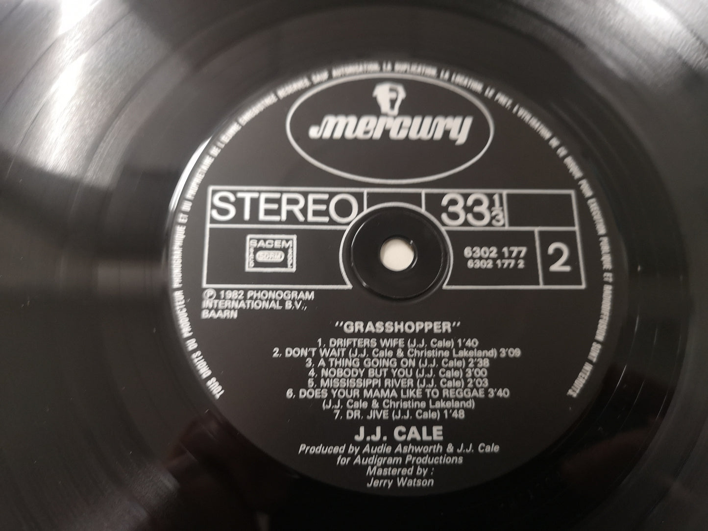 J.J. Cale "Grasshopper" Orig France 1982 M-/M-