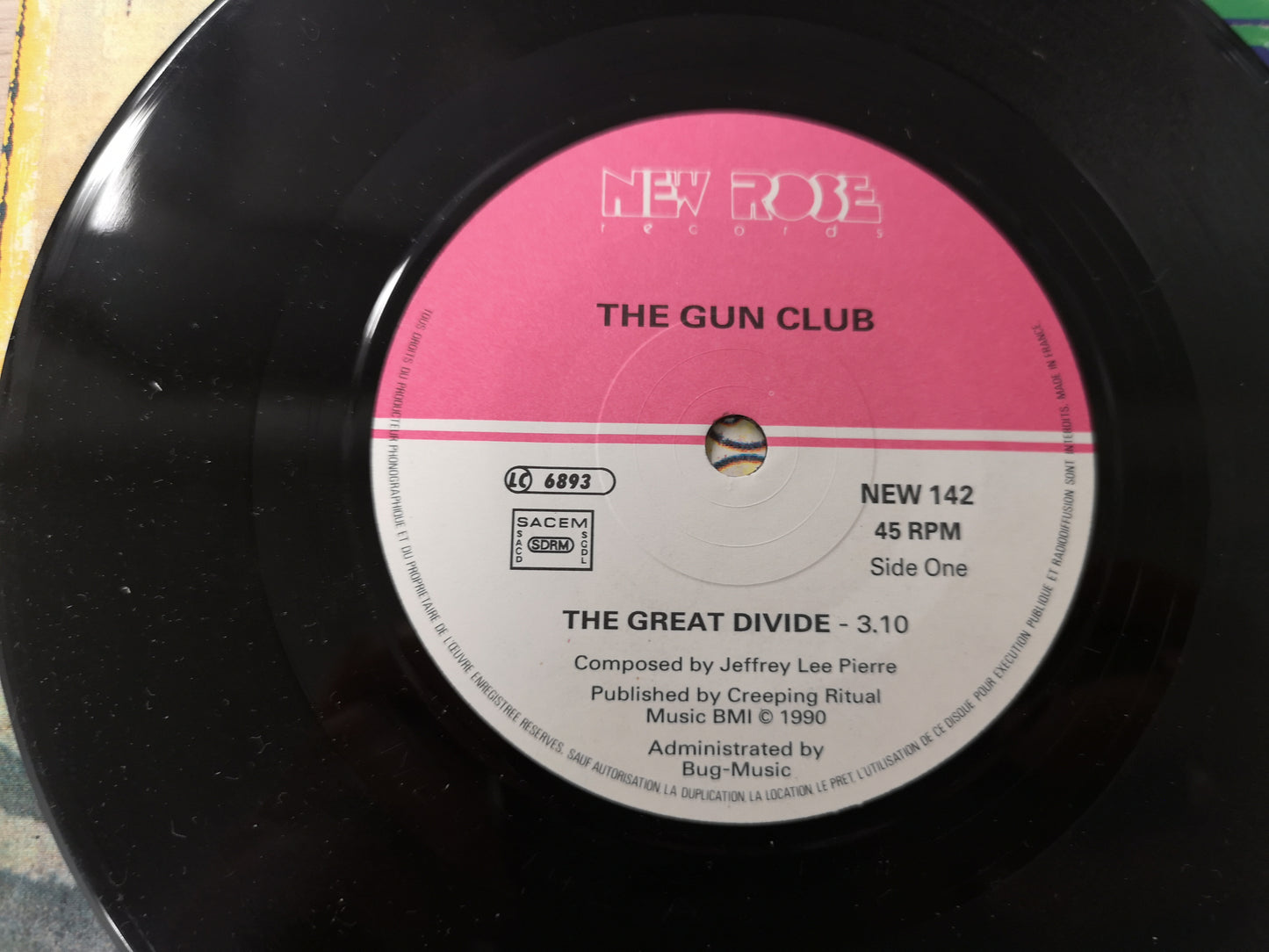 Gun Club "The Great Divide" Orig France 1990 M-/M- (7" Single)