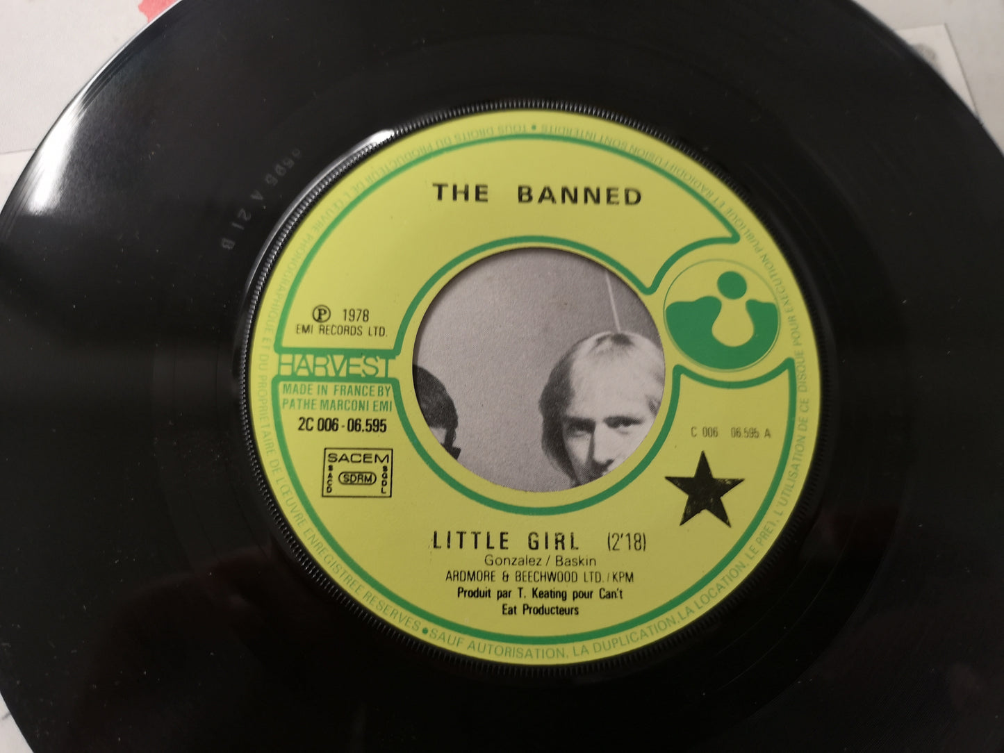Banned "Little Girl" Orig France 1978 M-/M- (7" Single)
