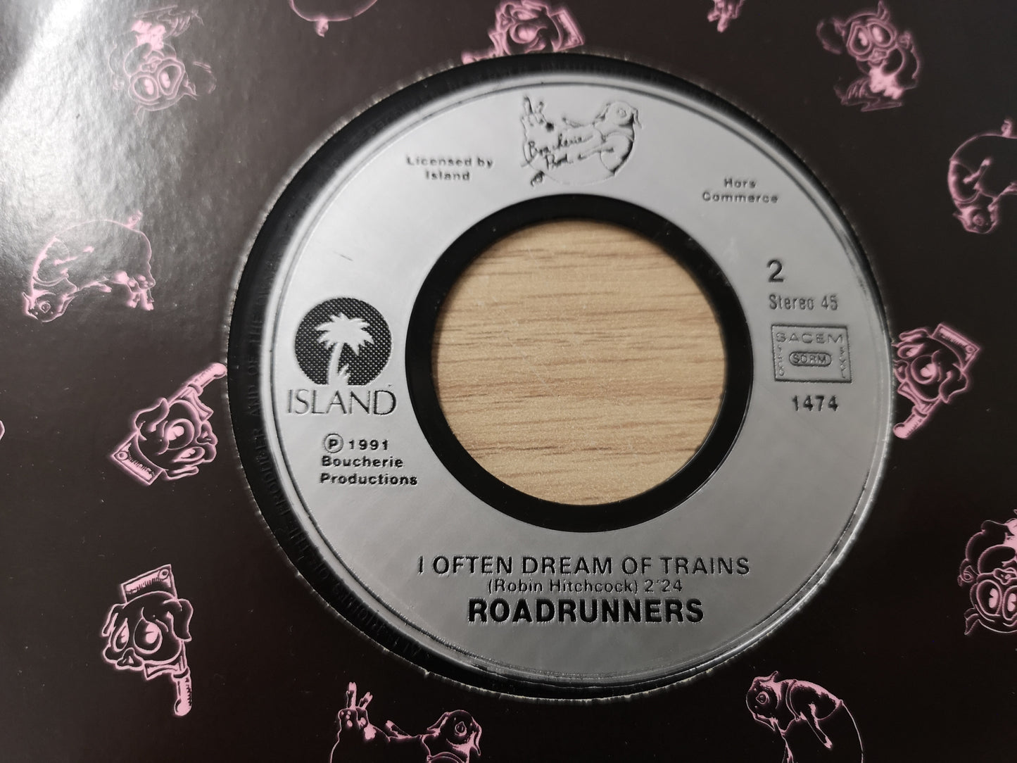 Roadrunners "Initiation Rites" Orig France 1991 EX (7" Single)