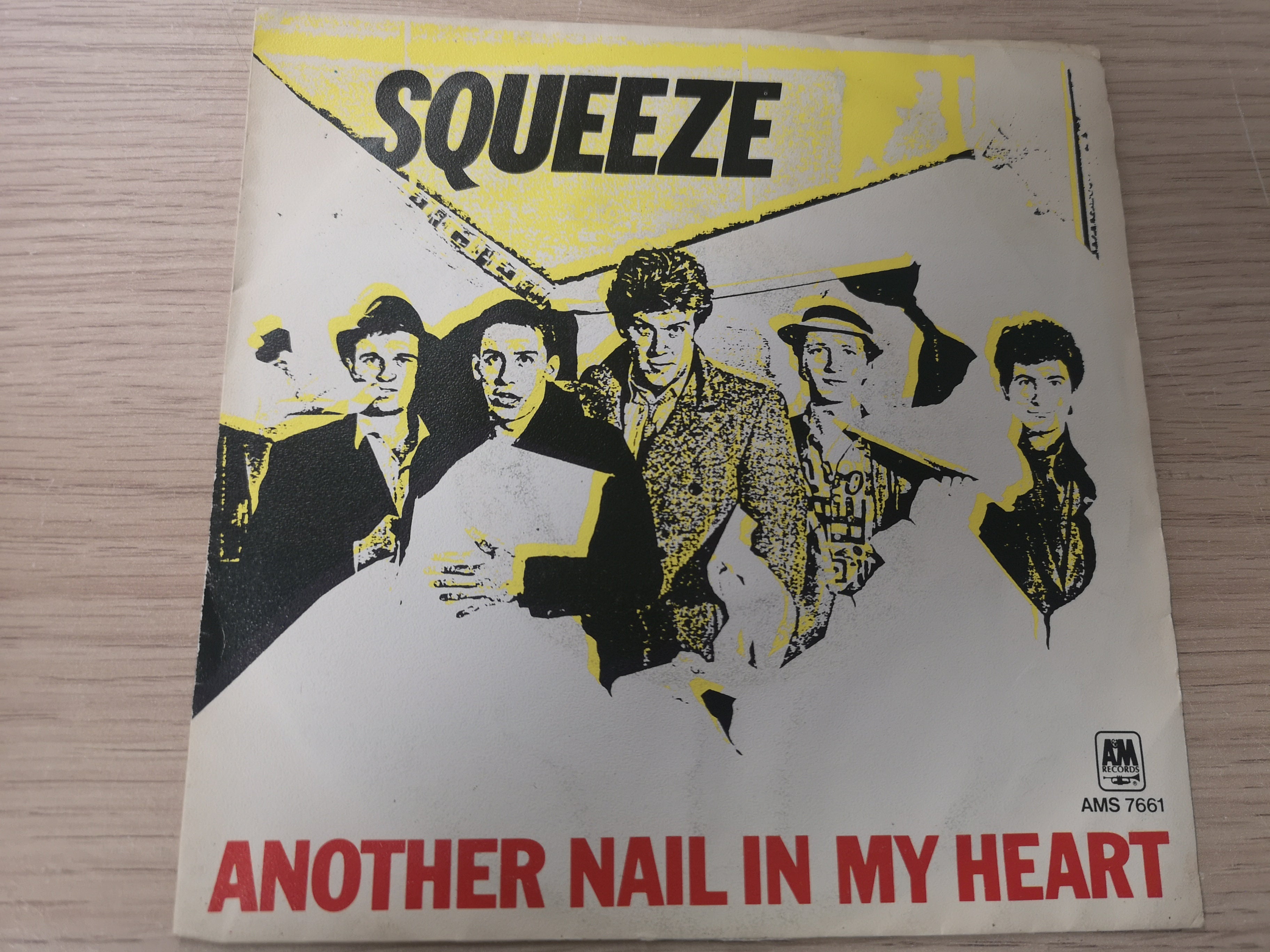 Squeeze "Another Nail in My Heart" Orig Holland 1980 VG++/EX (7" Singl