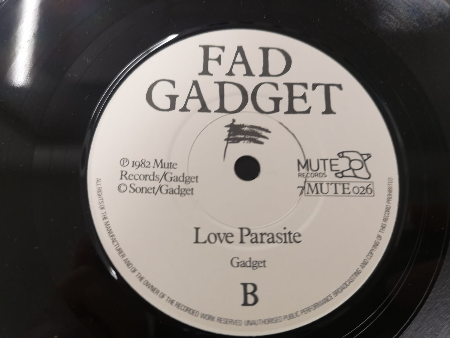 Fad Gadget "For Whom the Bells Toll" Orig UK 1982 EX/M- (7" Single)