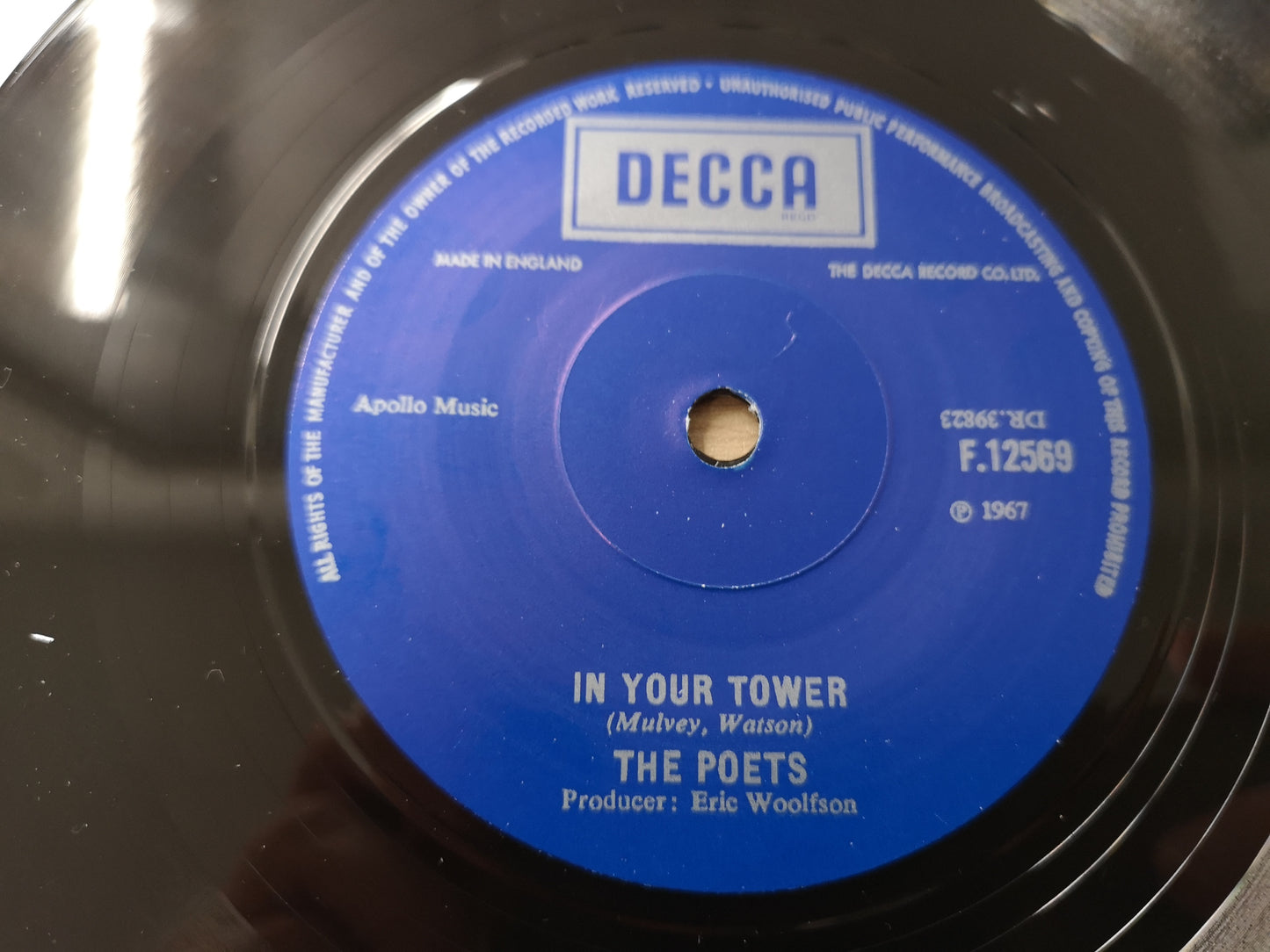 Poets "Wooden Spoon" RE UK M/M (7" Single - UK Mod '67)