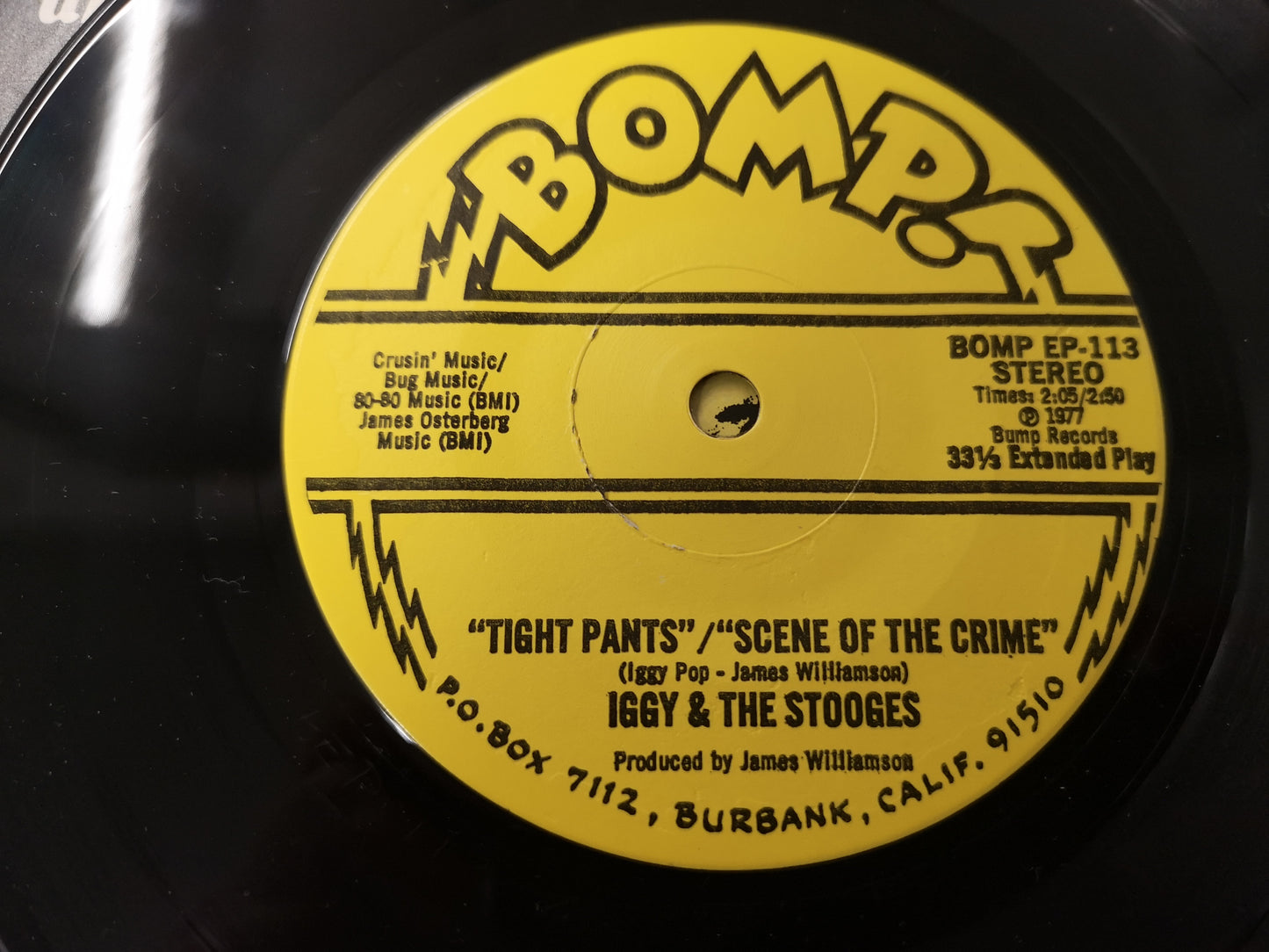 Iggy & The Stooges "I'm Sick of You" RE US 1988 EX/M- (7" EP)