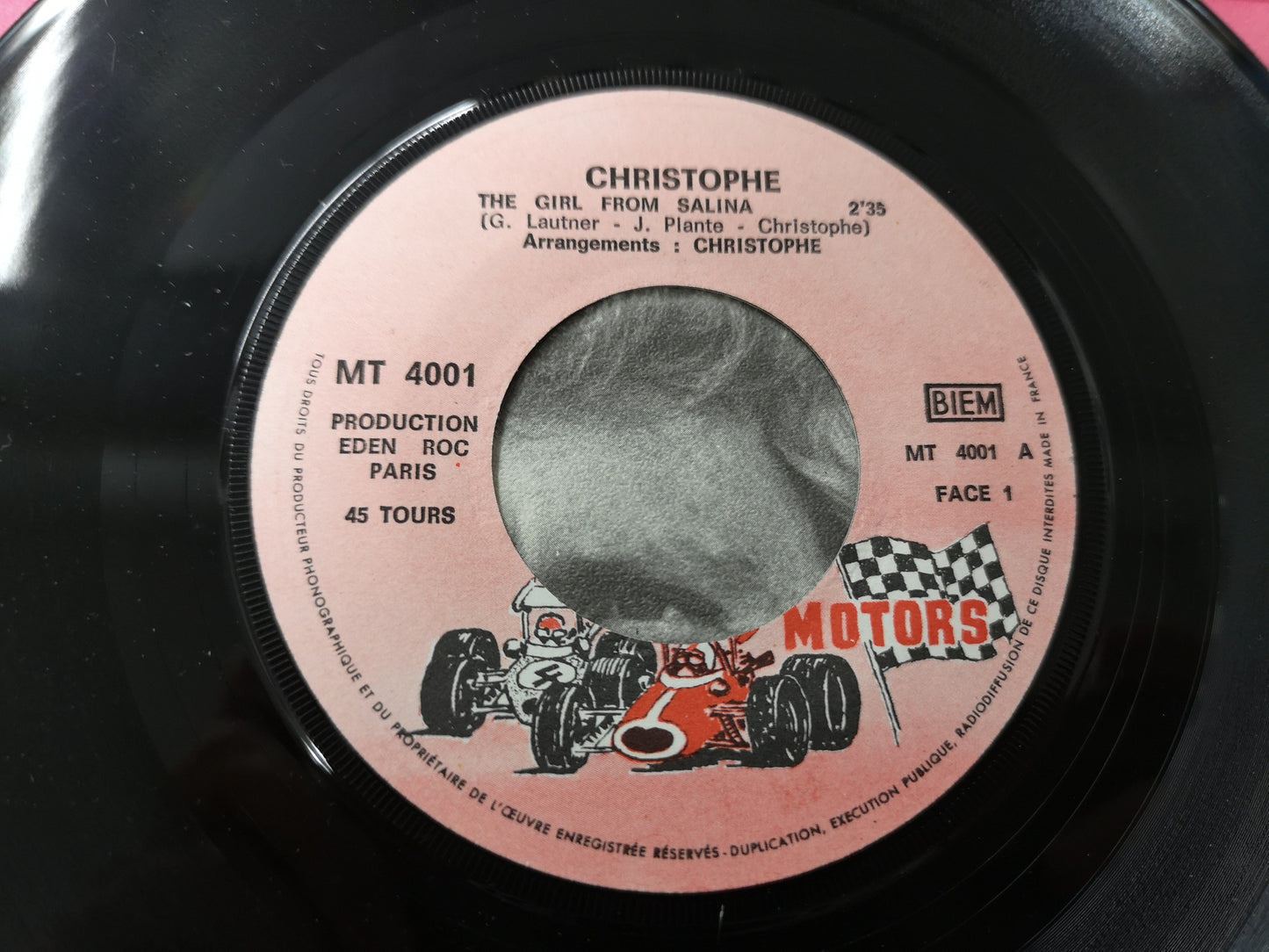 Christophe "The Girl From Salina" Orig France 1970 M-/EX (7" Single)