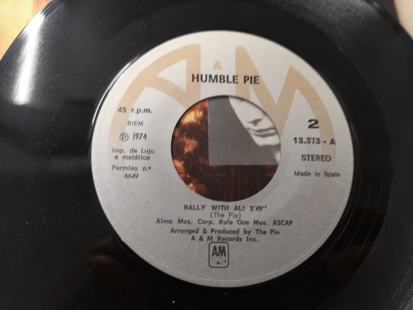 Humble Pie "Ninety Nine Pounds" Orig Spain 1974 VG+/VG++ (7" Single)